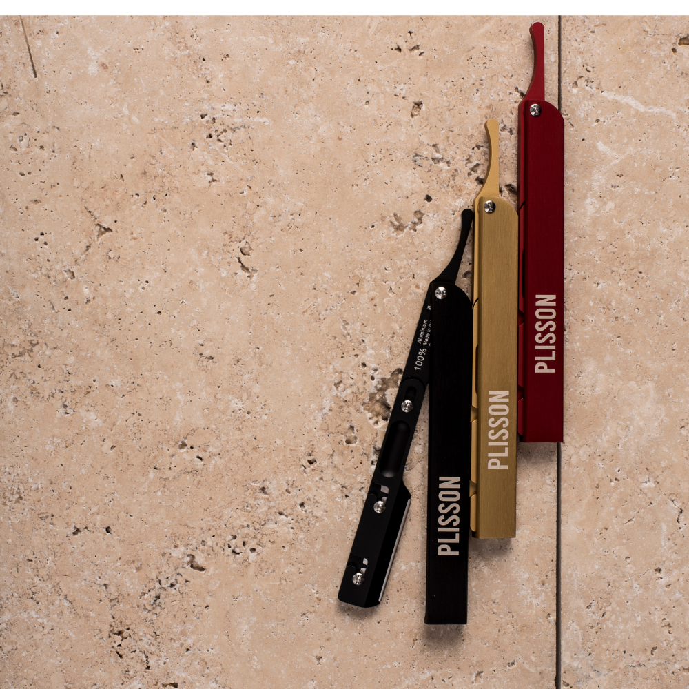 Navaja de hoja intercambiable de aluminio - Rojo