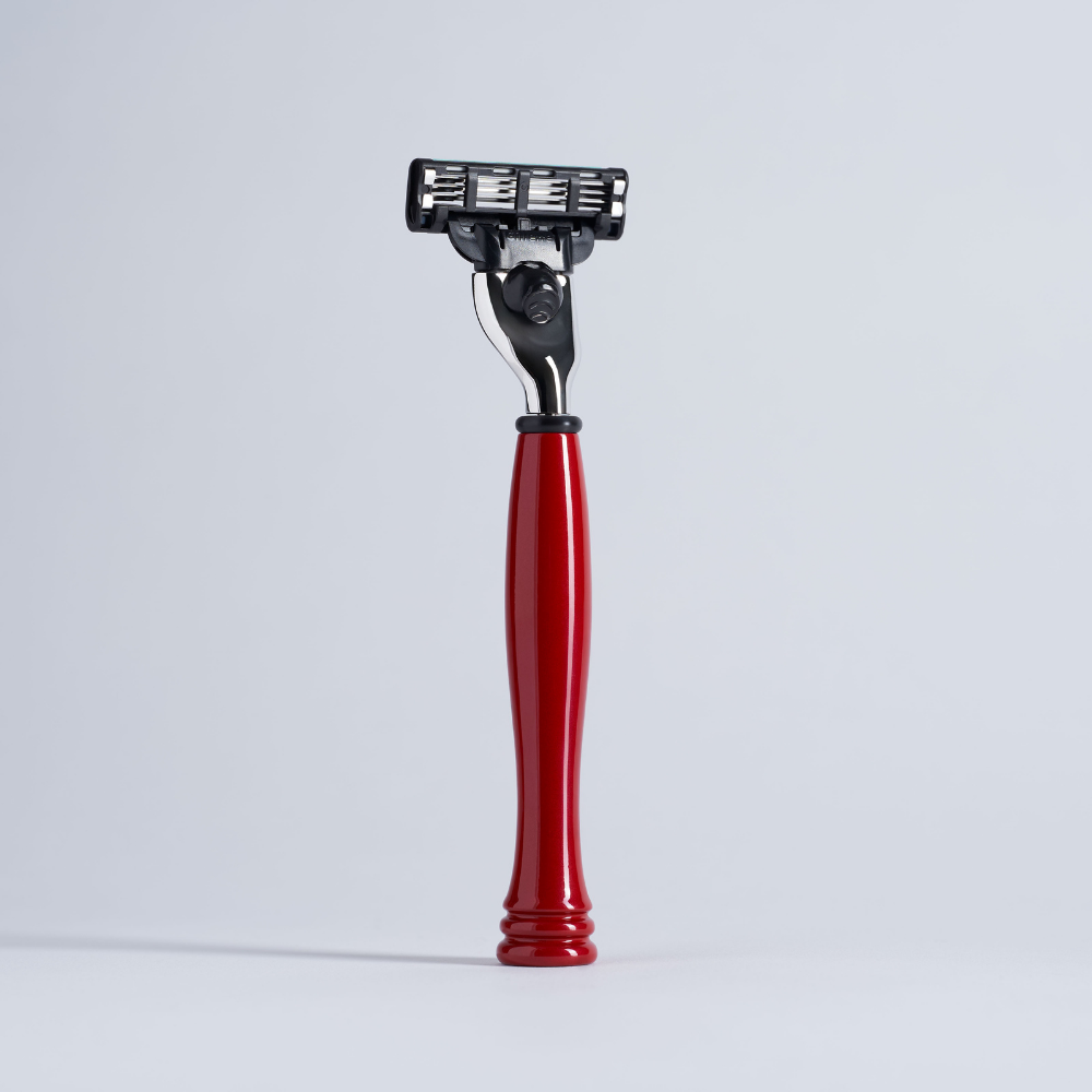 #couleur essentiel_pearl red | razor blades:m - mach3