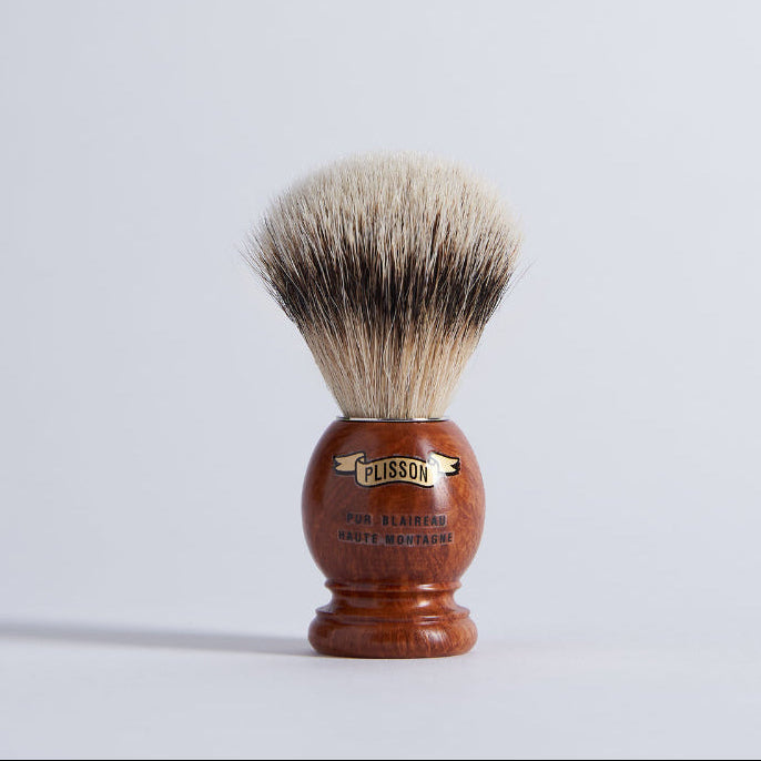 Brocha de afeitar madera de brezo