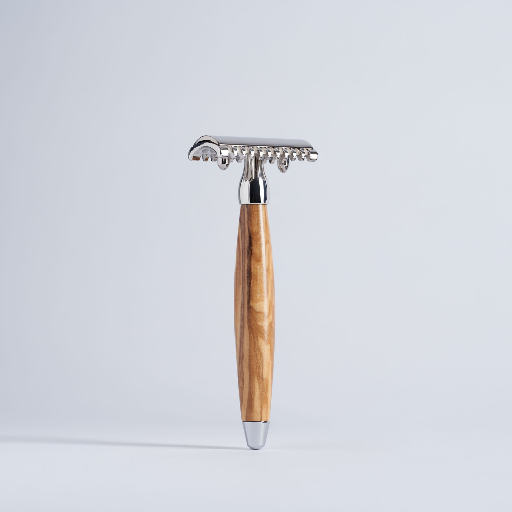maquinilla de afeitar Joris tradition classique madera de olivo