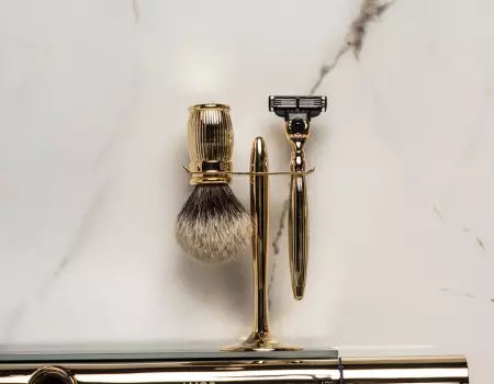 How do I care for a shaving brush?