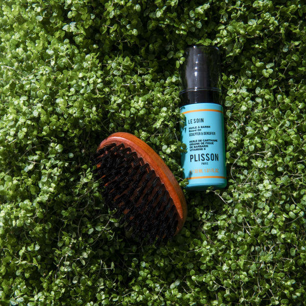 Cepillo para Barba de Madera de Peral y Cerdas de Jabalí