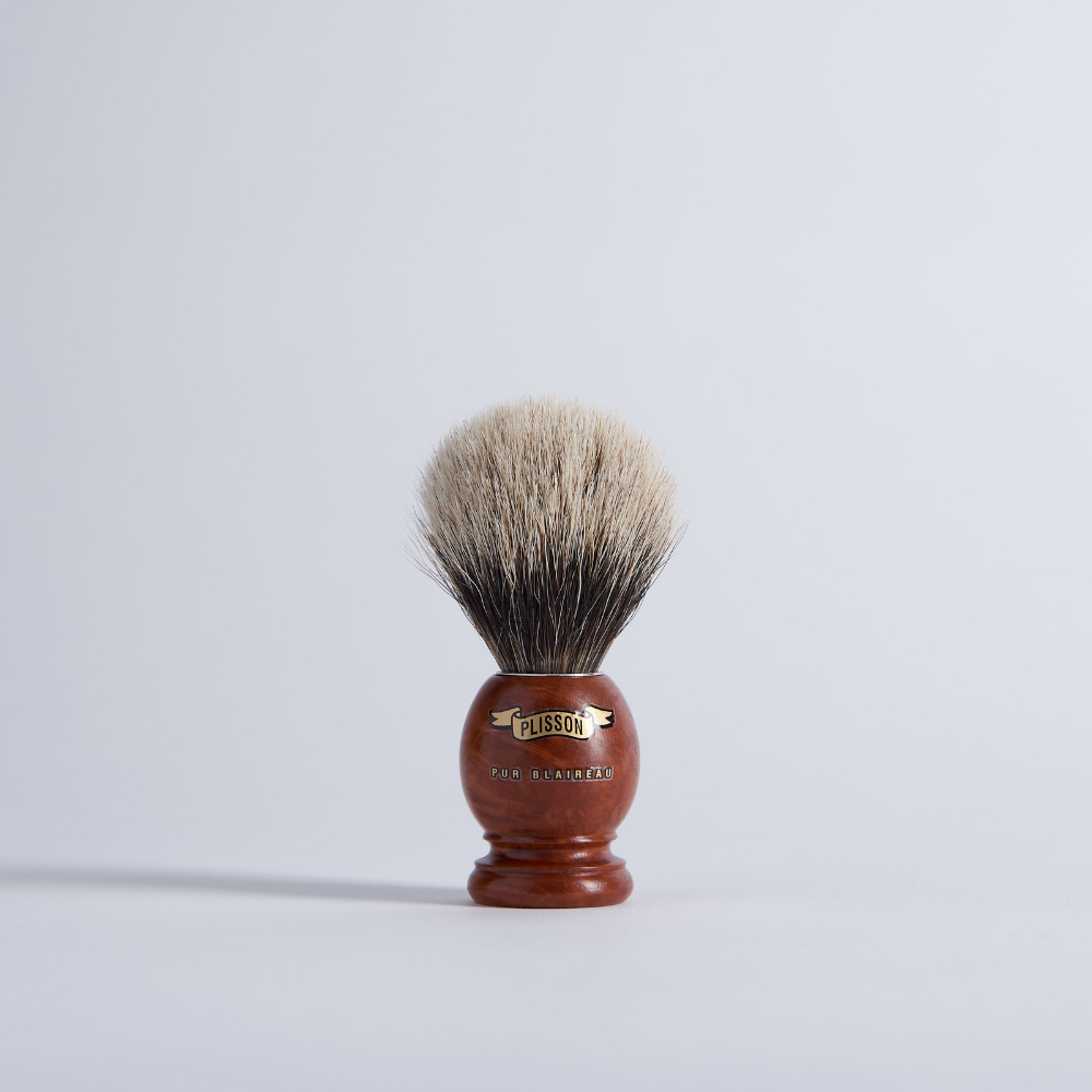 Brocha de afeitar madera de brezo