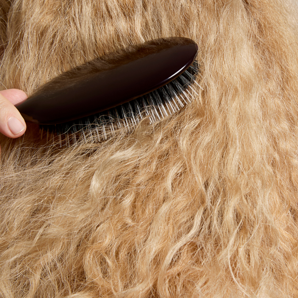Cepillo de Cabello Neumático Modelo Mediano Pelo de Jabalí y Púas de Nylon