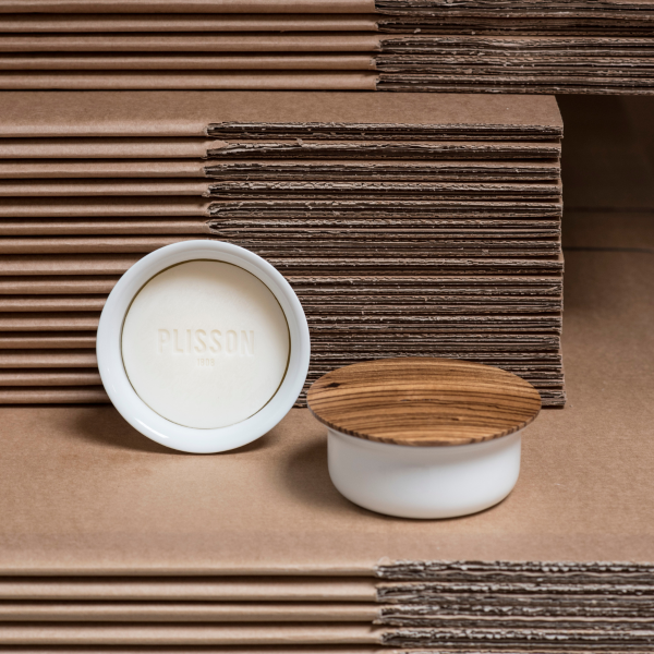 Bol de Afeitar y Jabón con Tapa de Madera de Zebrano