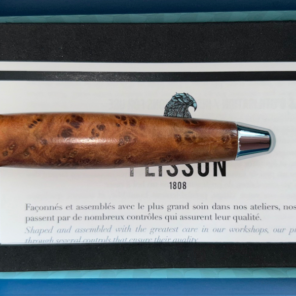 Rastrillo Mach3 de Madera de Tuya Acabado en Cromo