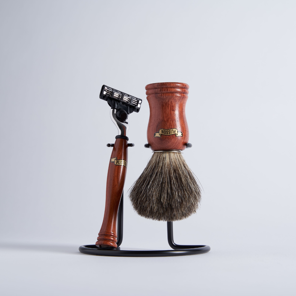 #bristles_russian grey - firm | razor blades:m - mach3